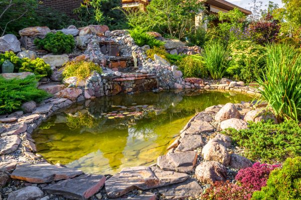 Garden Waterfall Installation
